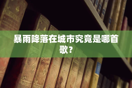 暴雨降落在城市究竟是哪首歌？