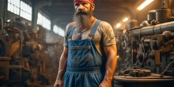 工人挺起胸膛这句歌词出自哪首歌？