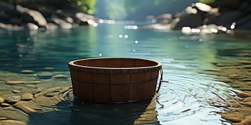 水桶掉河里了究竟是哪首歌？