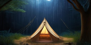 午夜帐篷里听雨究竟是哪首歌？