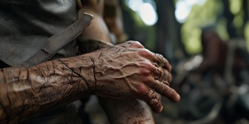 战士们的伤痕累累出自哪首歌？